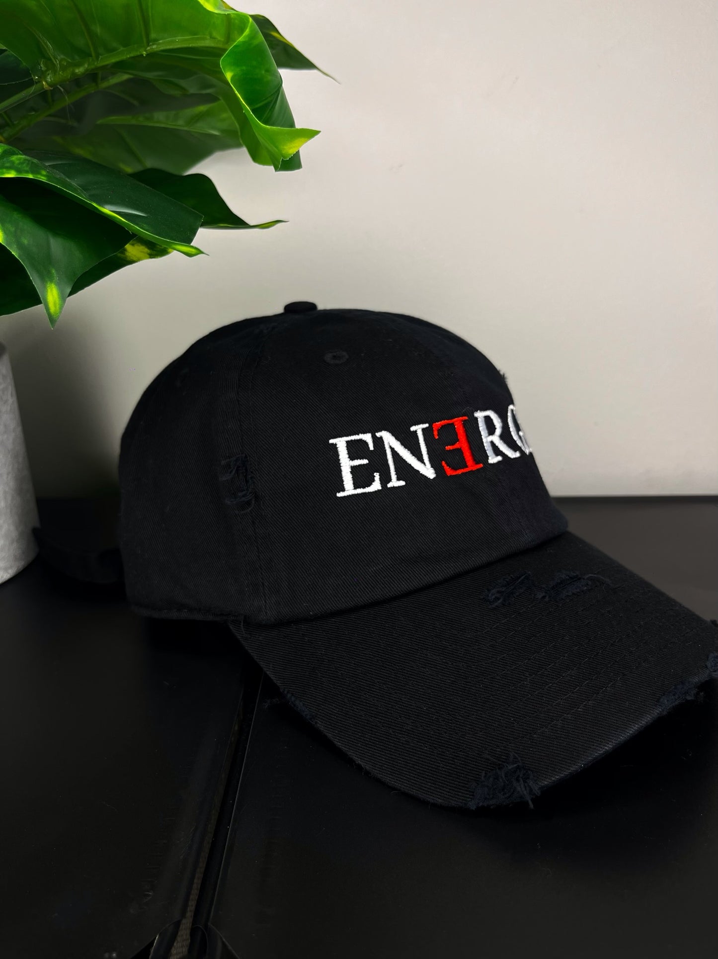Vintage Energy Dad Hat Red E