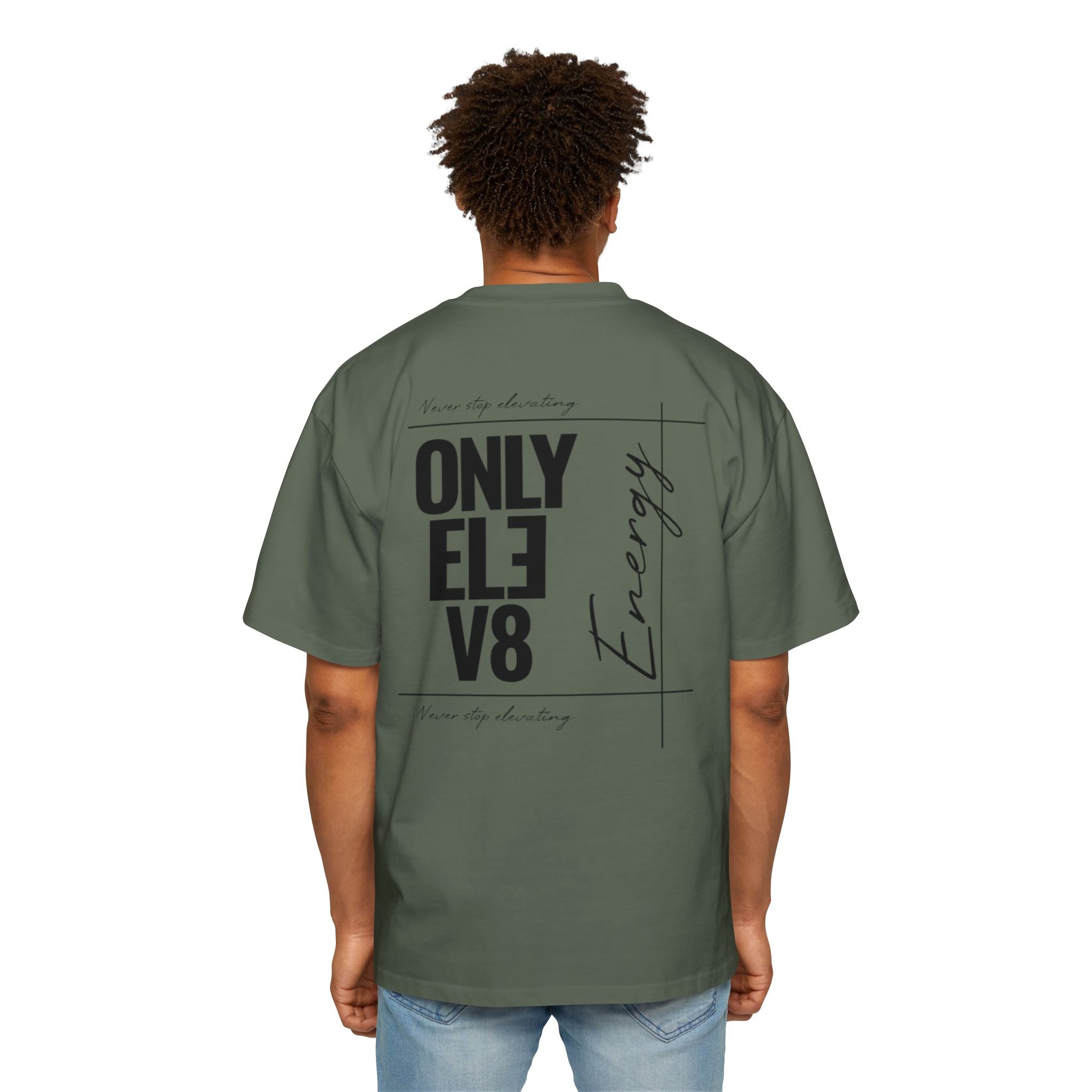 Only Elev8 Energy Tee - Men's Oversized Graphic T-Shirt