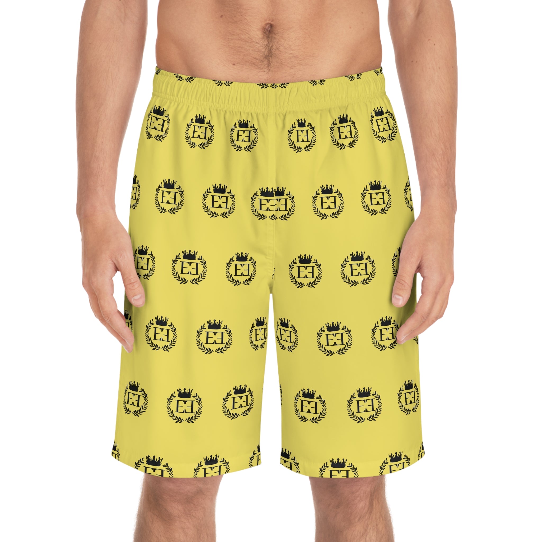 Elev8ted Energy Crest All-Over Print Swim Trunks
