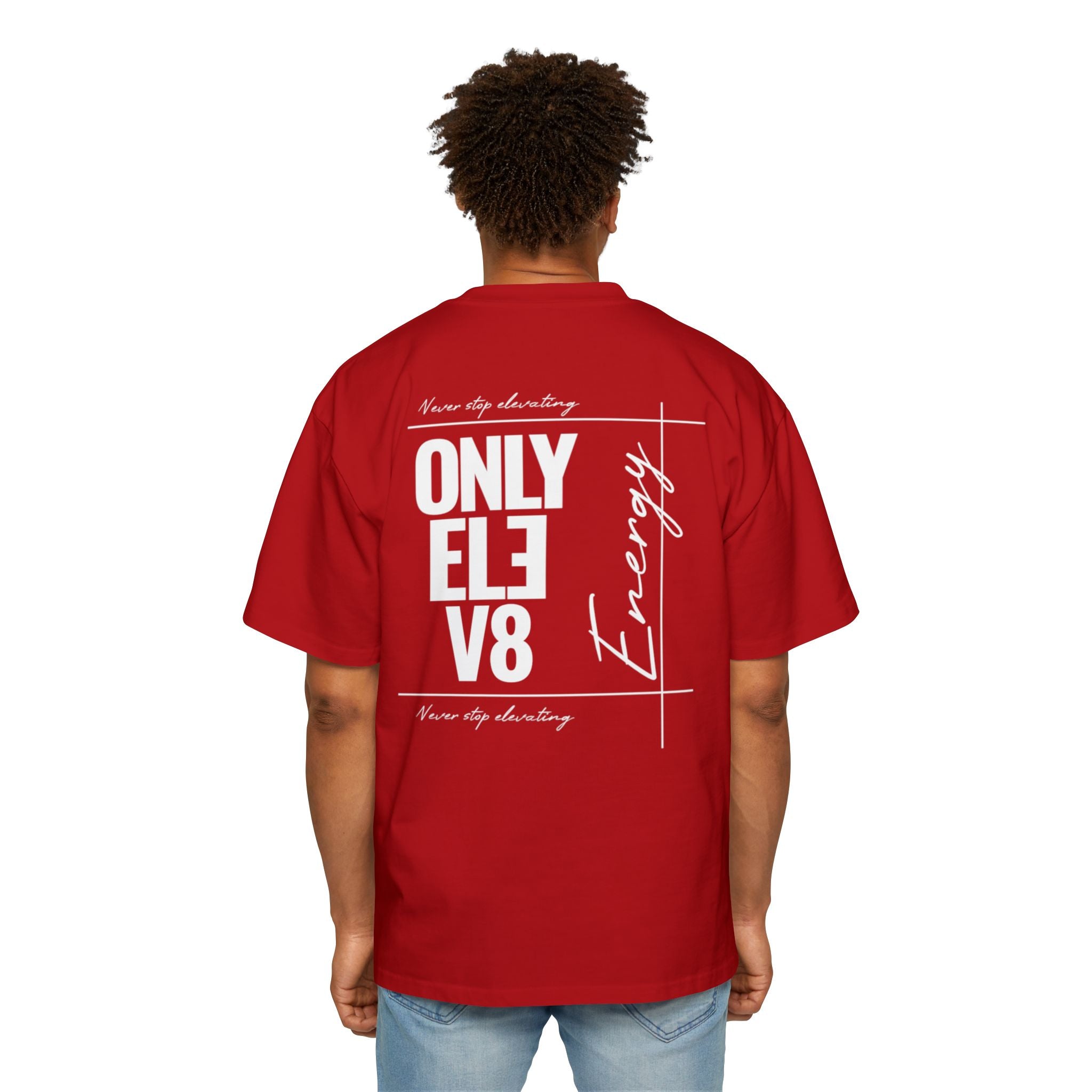 Only Elev8 Energy Tee — Men's Oversized Graphic T-Shirt