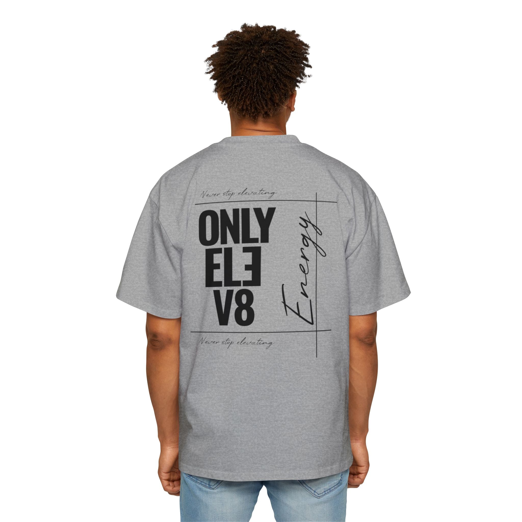 Only Elev8 Energy Tee - Men's Oversized Graphic T-Shirt