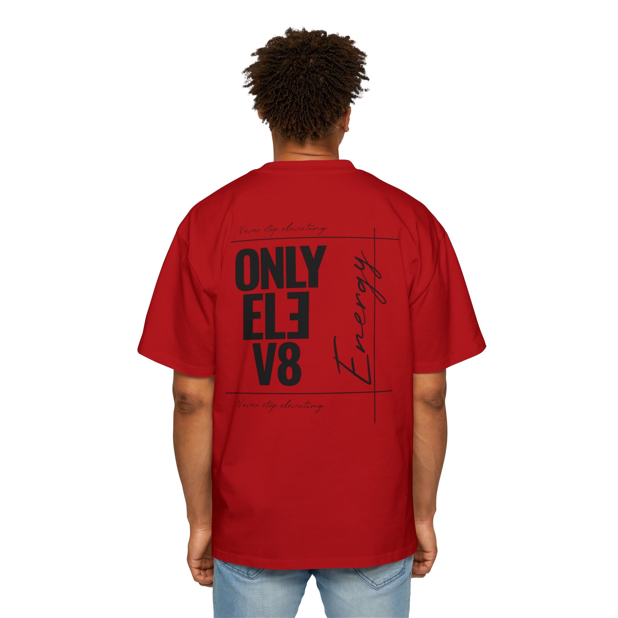 Only Elev8 Energy Tee - Men's Oversized Graphic T-Shirt