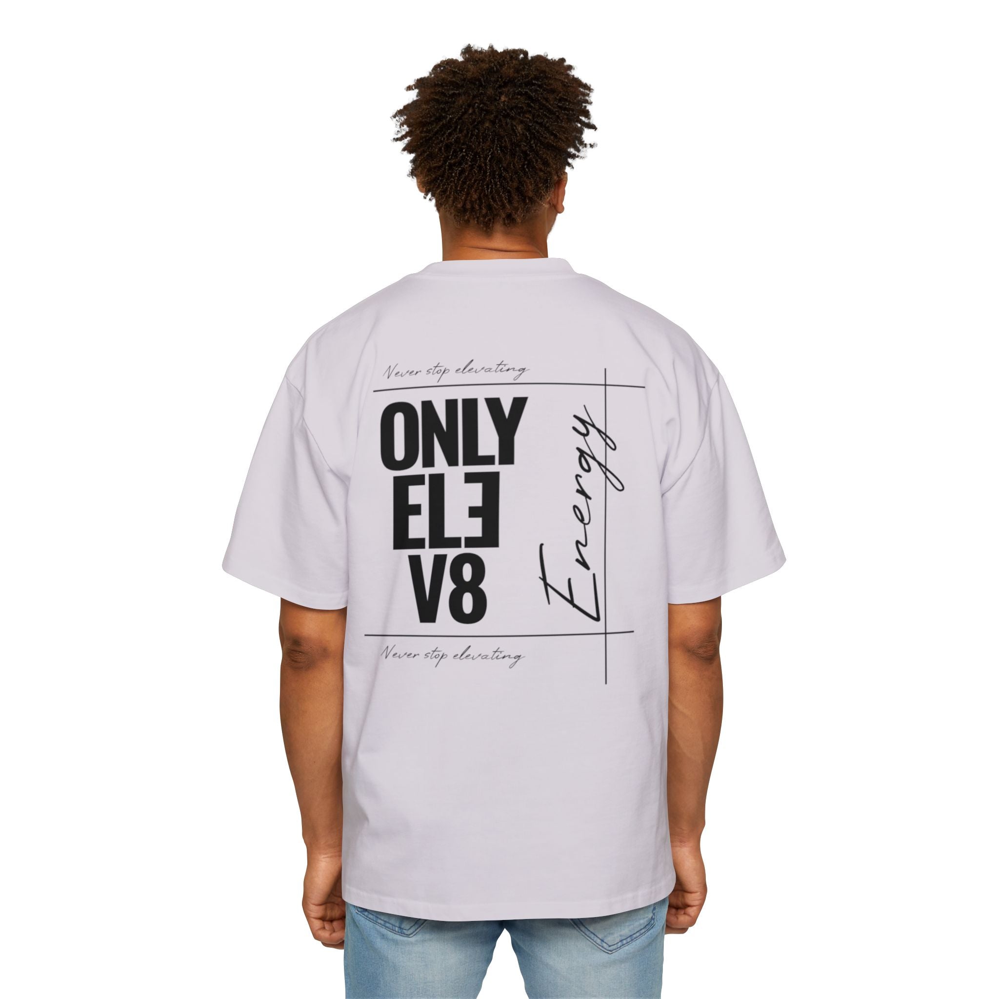 Only Elev8 Energy Tee - Men's Oversized Graphic T-Shirt