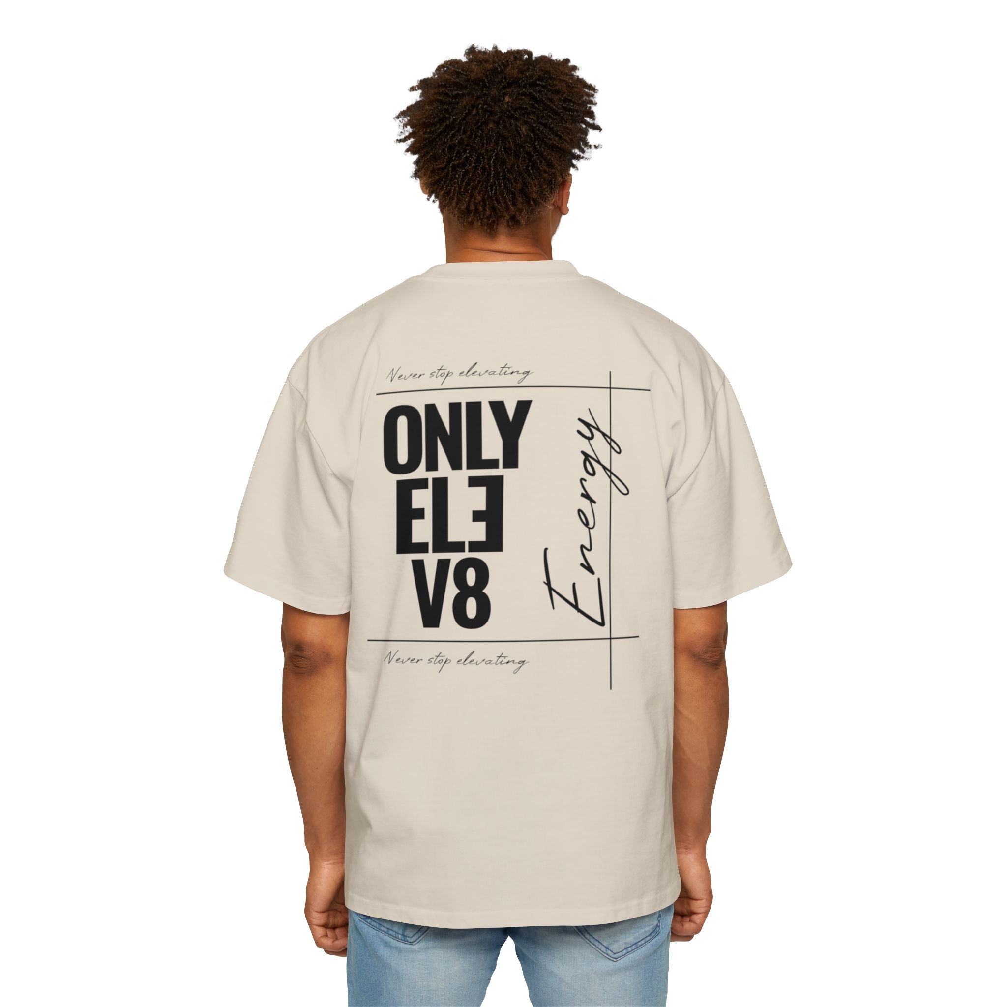 Only Elev8 Energy Tee - Men's Oversized Graphic T-Shirt