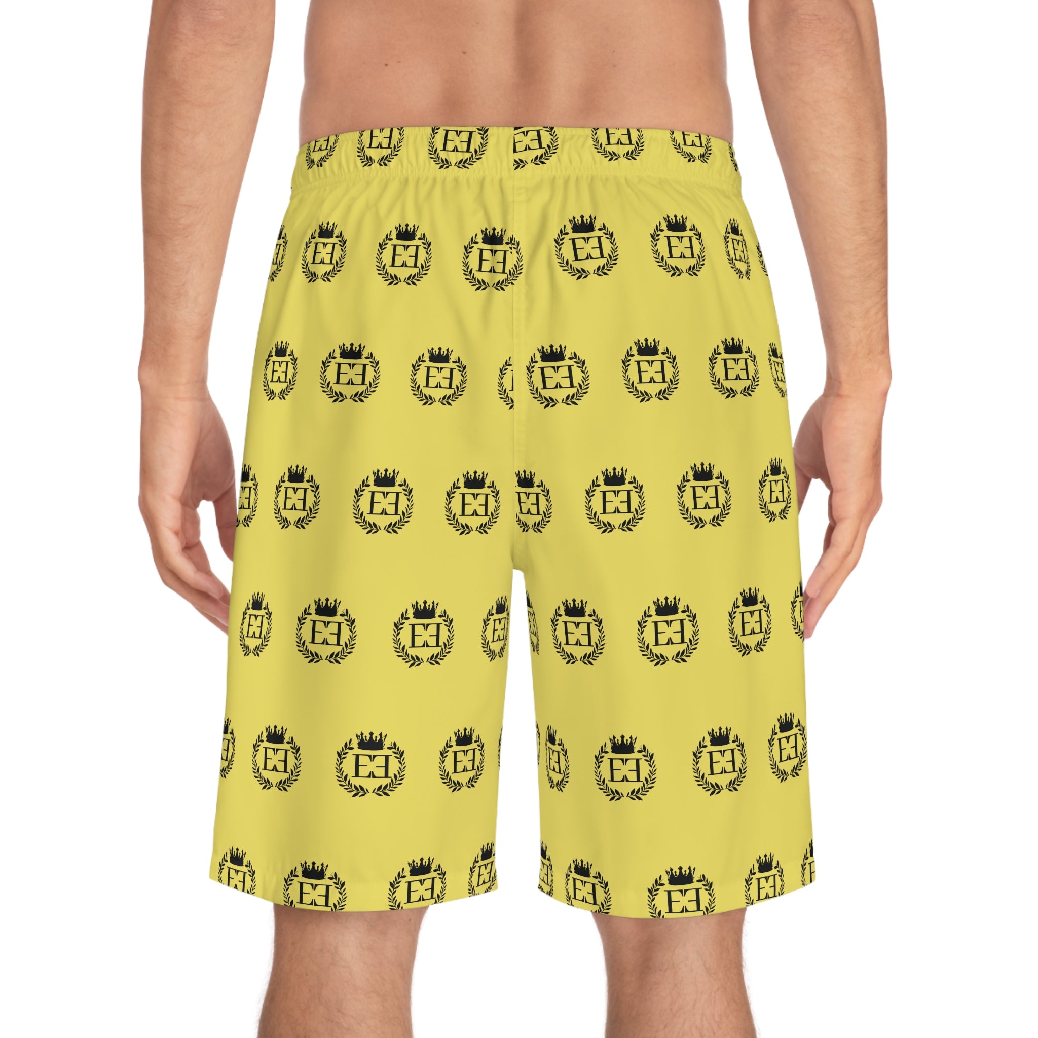Elev8ted Energy Crest All-Over Print Swim Trunks
