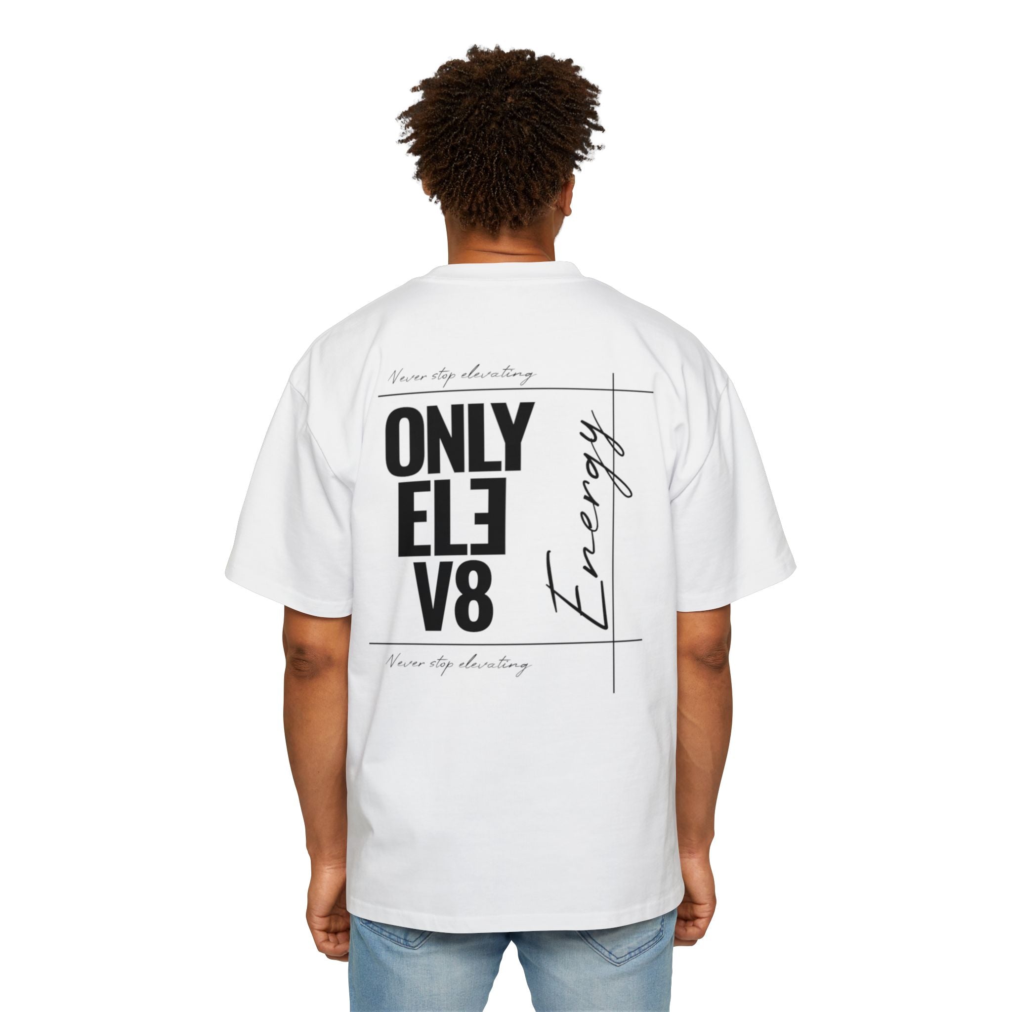 Only Elev8 Energy Tee - Men's Oversized Graphic T-Shirt