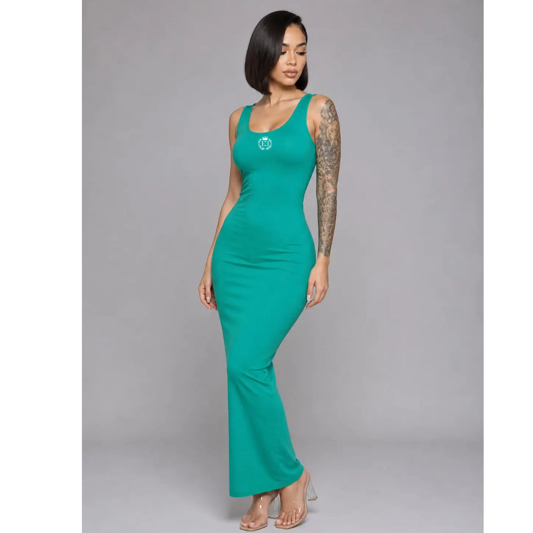 Sleeveless Basic Maxi Dress