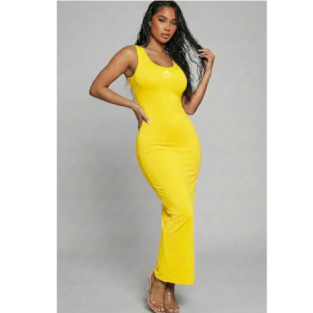 Sleeveless Basic Maxi Dress