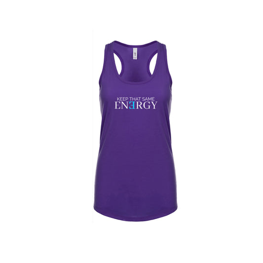 Women's Purple Energy Tank Top