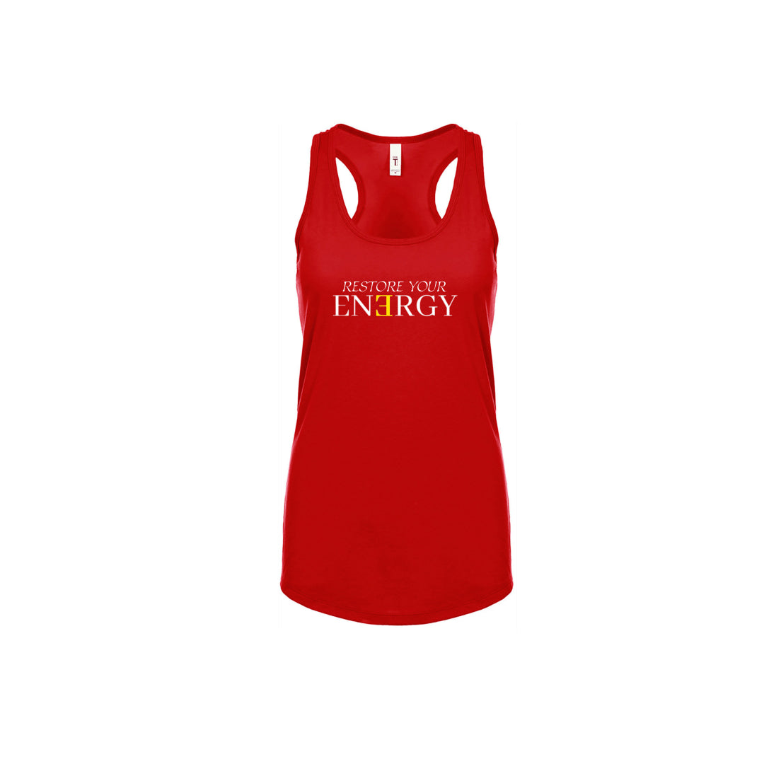 Women's Red Energy Tank Top