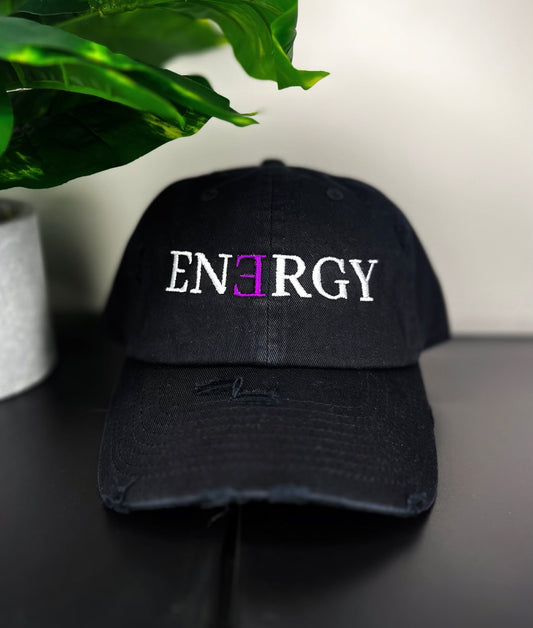 Vintage Energy Dad Hat Purple E