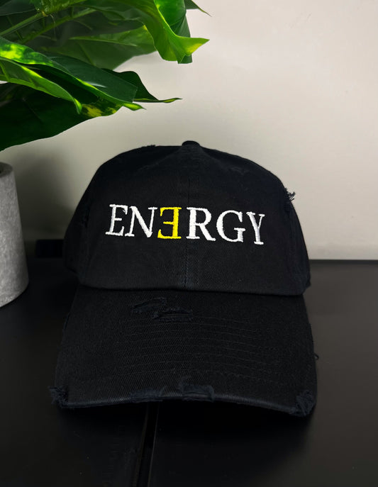 Vintage Energy Dad Hat Yellow E