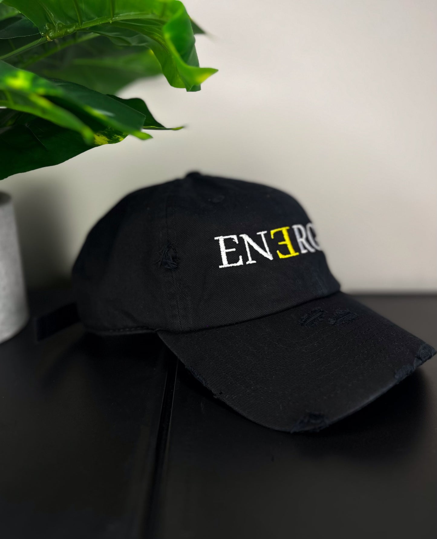 Vintage Energy Dad Hat Yellow E