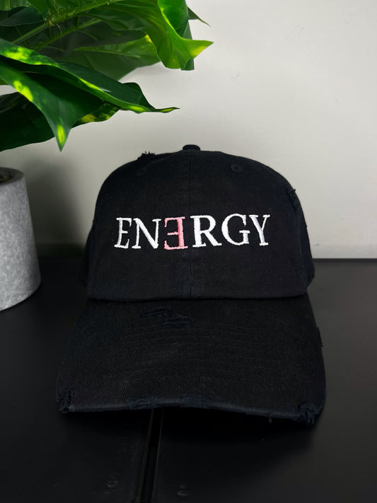 Vintage Energy Dad Hat Pink E